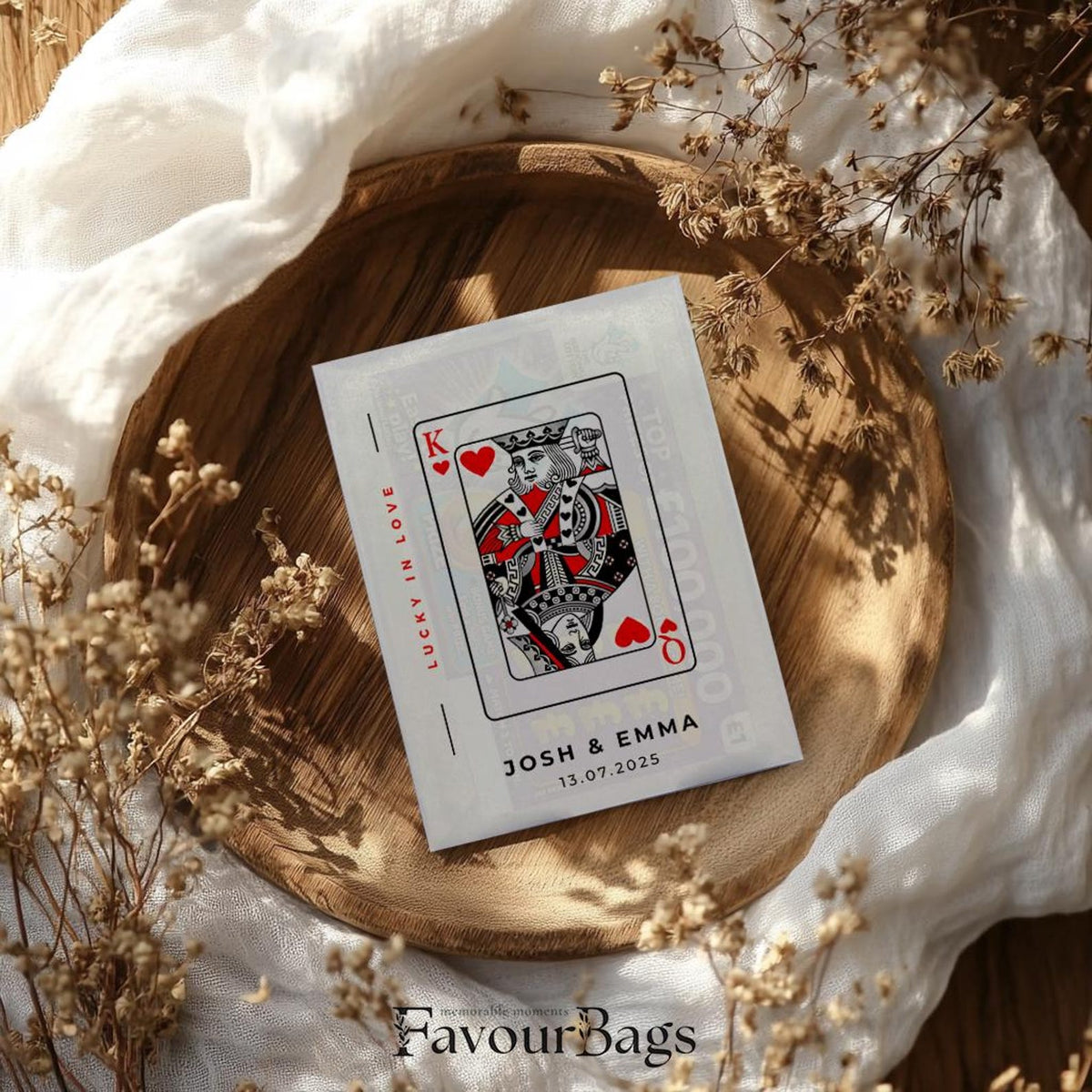 Lucky in Love Wedding Scratch Card Packets